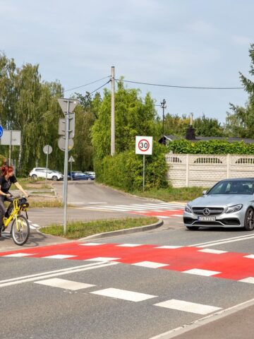 Ścieżka rowerowa ul Meterologów Ścieżka rowerowa ul Meterologów