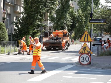 Ulica Mikołaja Kopernika Katowice remont