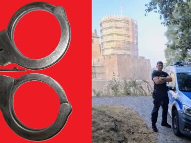 Policjant po służbie złapał złodzieja, jak wyszedł pobiegać Damian Rzepiszczak – policjant będzińskiej komendy Policji złapał złodzieja sklepowego w Katowicach. 28 sierpnia 2025.