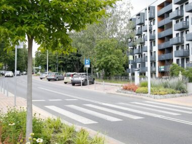 Ceglana katowice przejscie dla pieszych