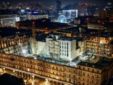 Budowa Kwartału Dworcowa za 300 mln trwa już ponad rok Kwartał Dworcowa, Katowice, budowa