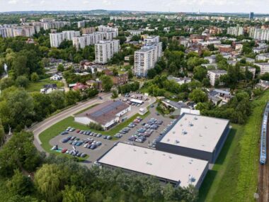Kolejne centrum handlowe tuż obok Katowic Sosnowiec. Centrum Handlowe «Rock Park» przy ulicy Jana III Sobieskiego. Wizualizacja. Listopad 2025.