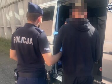 Ścigany od lat bandzior schwytany w Niemczech. VIDEO Świecko. Przekazanie zatrzymanego w Niemczech Przemysława C. na podstawie Europejskiego Nakazu Aresztowania wydanego przez Sąd Okręgowy w Sosnowcu. 3 września 2025.