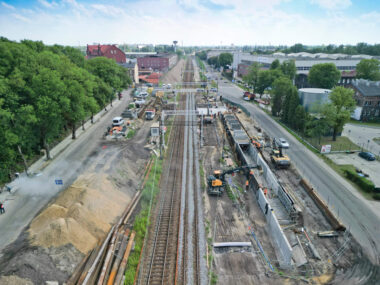 Inwestycja PKP PLK w Środuli. Co się dzieje na budowie? Budowa nowego przystanku przy ul. Chemicznej w Sosnowcu