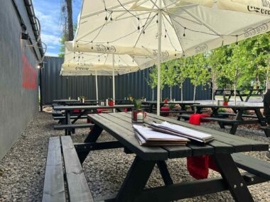 Żebrownia otwiera ogródek z widokiem na Nikiszowiec Żebrownia Katowice ogródek