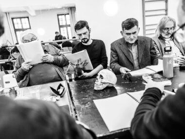 W Teatrze Śląskim zaczęły się próby do "Hamleta" po śląsku Proba Hamlet po slasku8