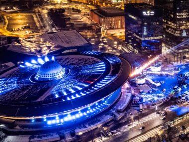 Scena na Sylwester z Dwójką robi niesamowite wrażenie Scena sylwester katowice 2025 20