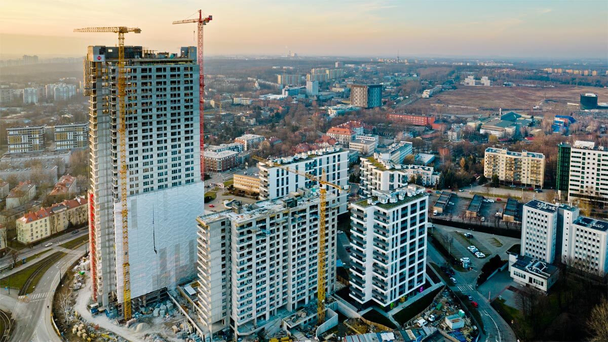II etap osiedla Atal Sky+ w budowie