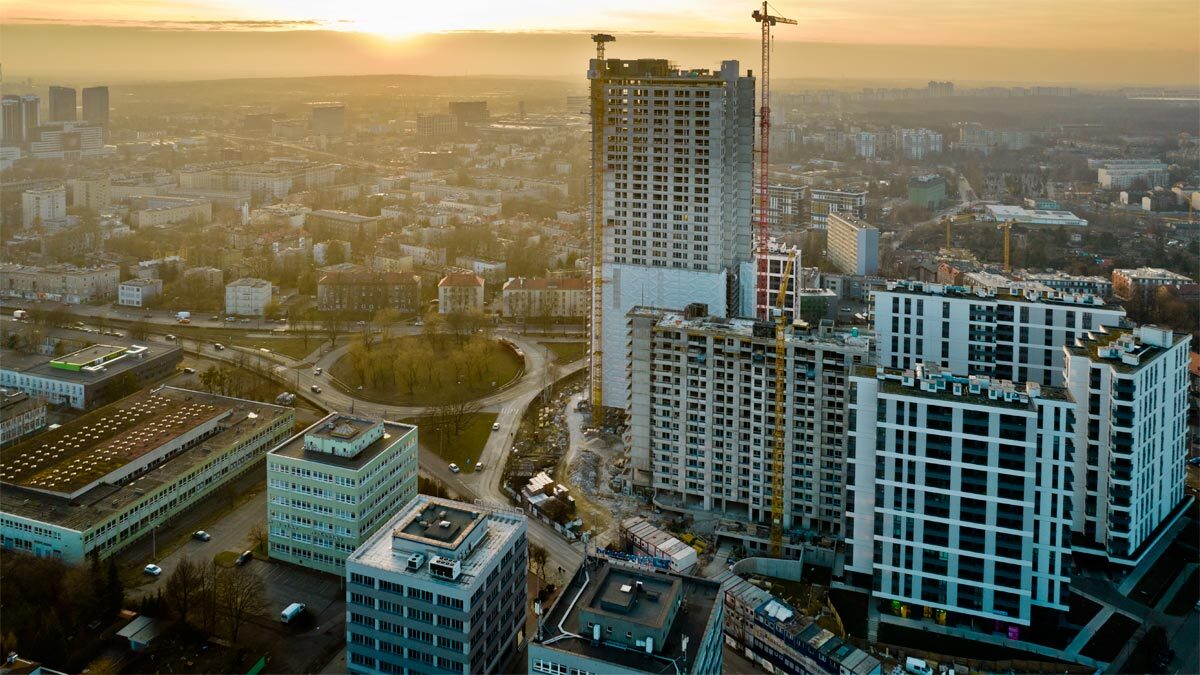 II etap osiedla Atal Sky+ w budowie