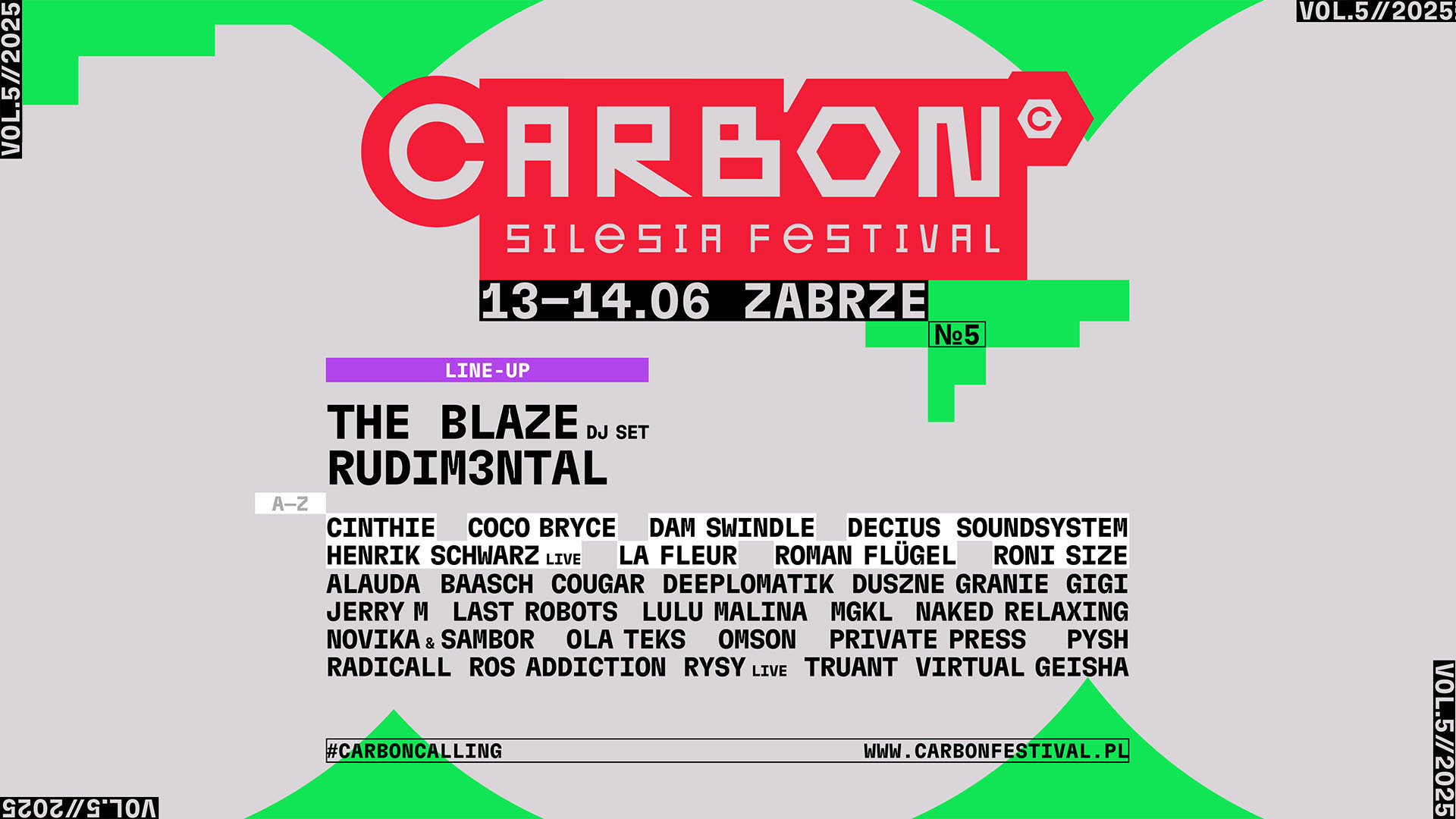 Carbon Silesia Festival - welcome screen - 09.06.2025