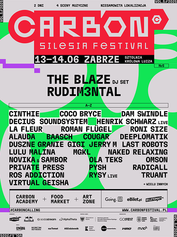 Carbon Silesia Festival - welcome screen - 09.06.2025