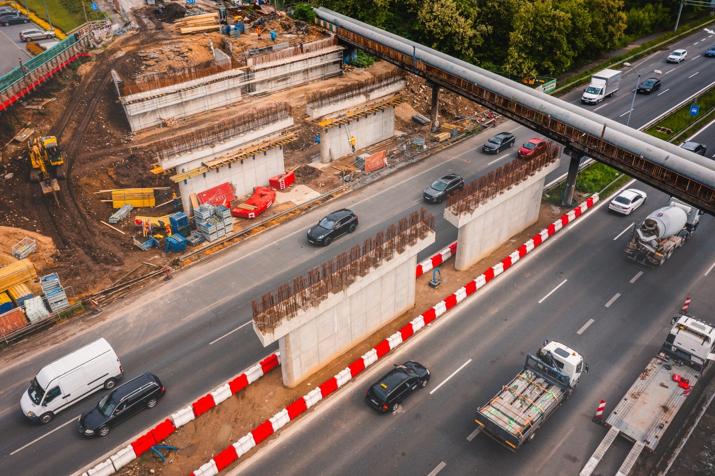 Katowice przebudowa wiaduktow nad s86 3