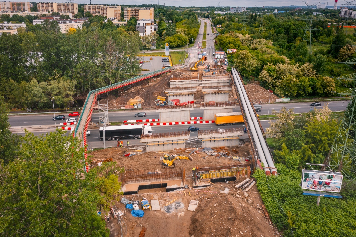 Katowice przebudowa wiaduktow nad s86 4
