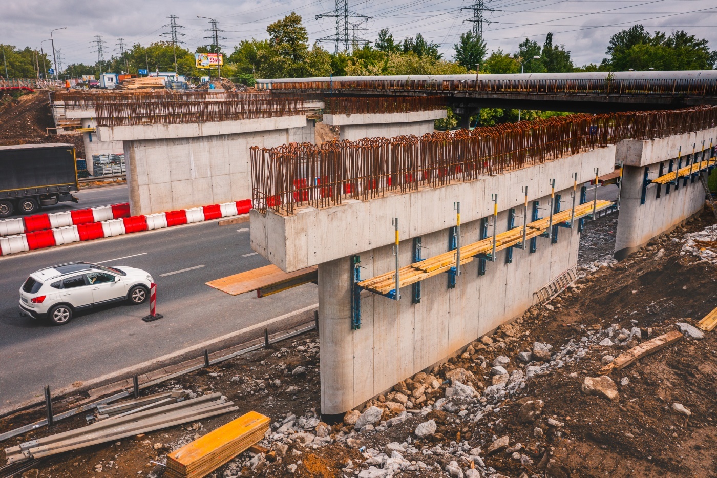 Katowice przebudowa wiaduktow nad s86 5