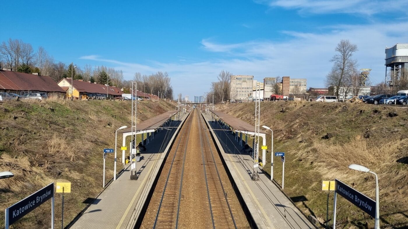 Katowice przystanek kolejowy brynow 2