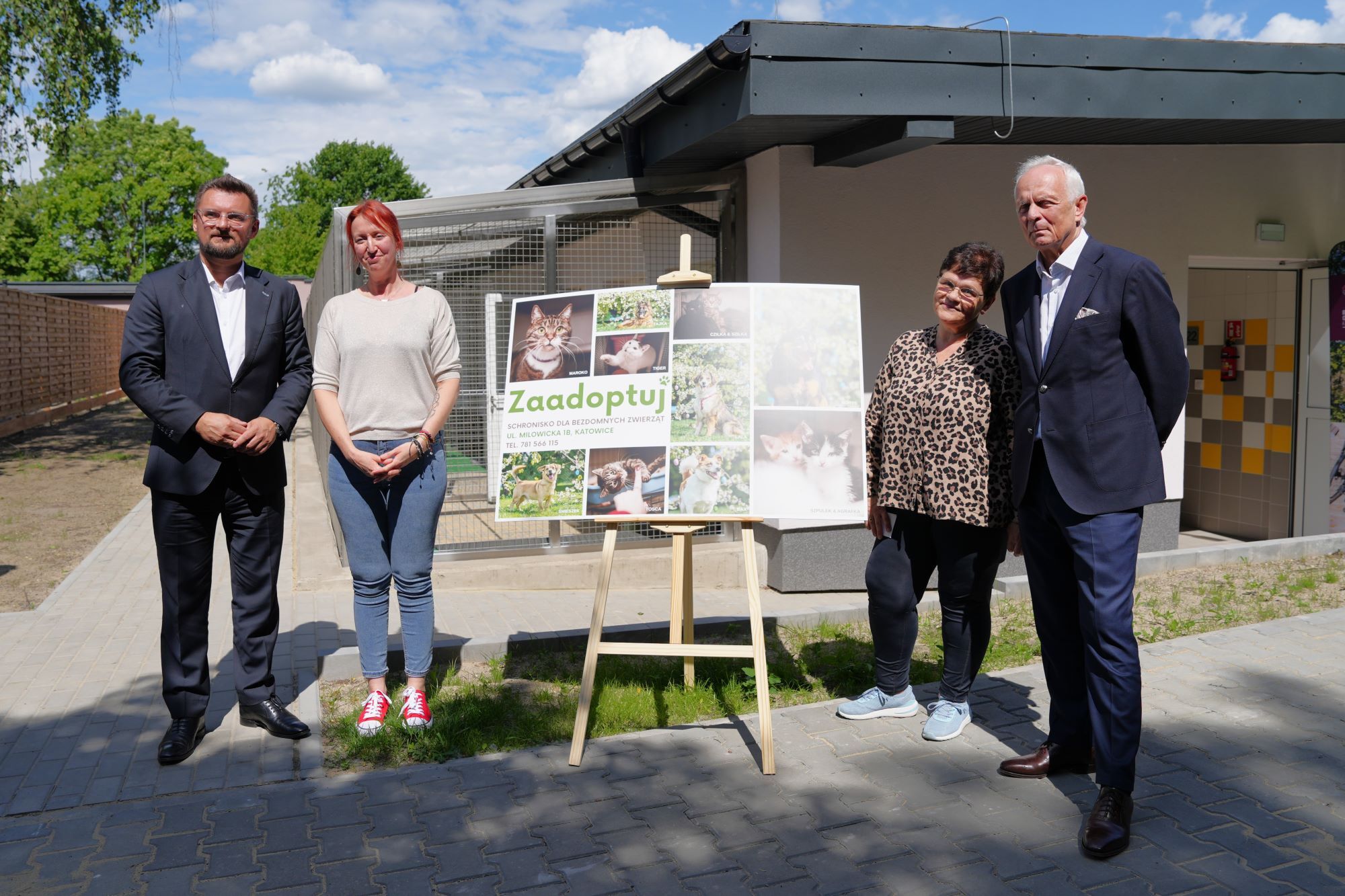 Pawilon w katowickim schronisku dla zwierząt, otwarcie