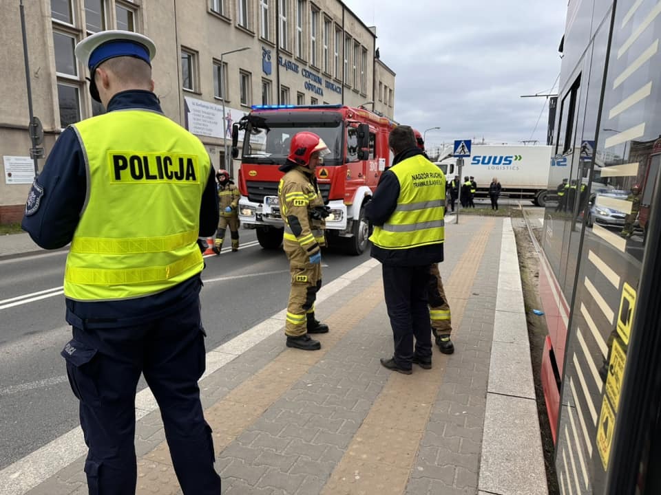 Wypadek katowice aleja korfantego 04